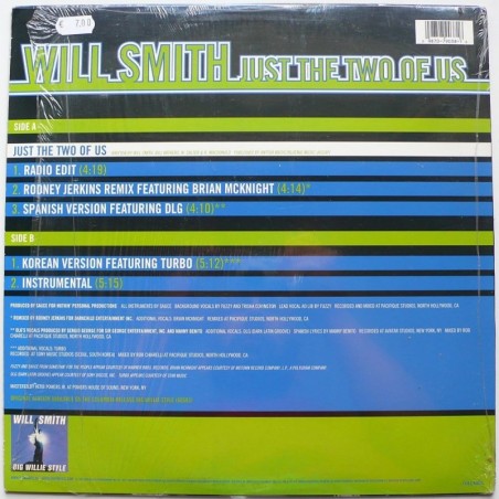 Will Smith ‎ - Just The Two Of Us