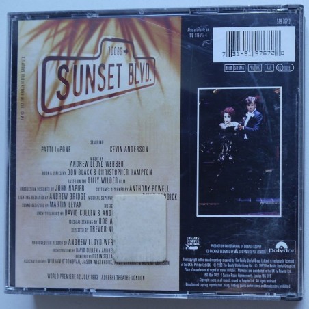 Andrew Lloyd Webber - Sunset Boulevard (World Premiere Recording) (2cd)