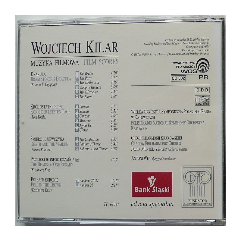 Kilar Wojciech - Muzyka filmowa