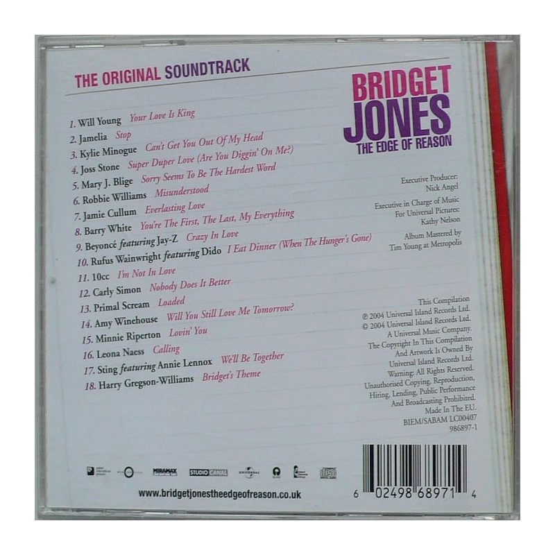 OST - Bridget Jones – The Edge Of Reason