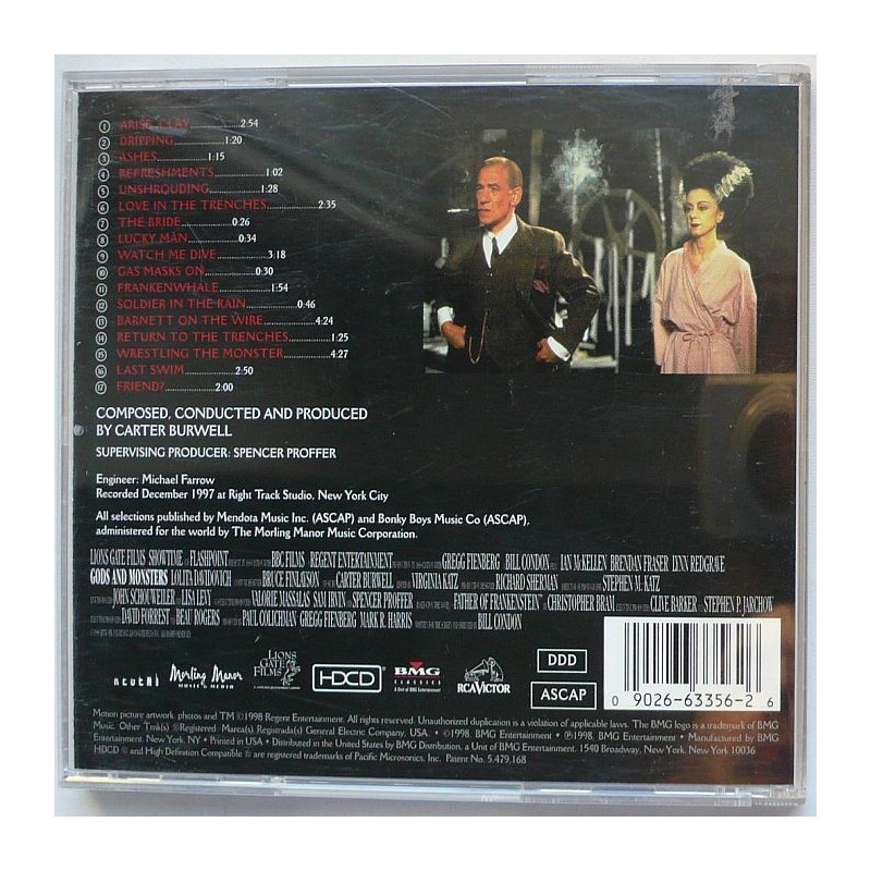 OST - Gods And Monsters (by Cartel Burwell)