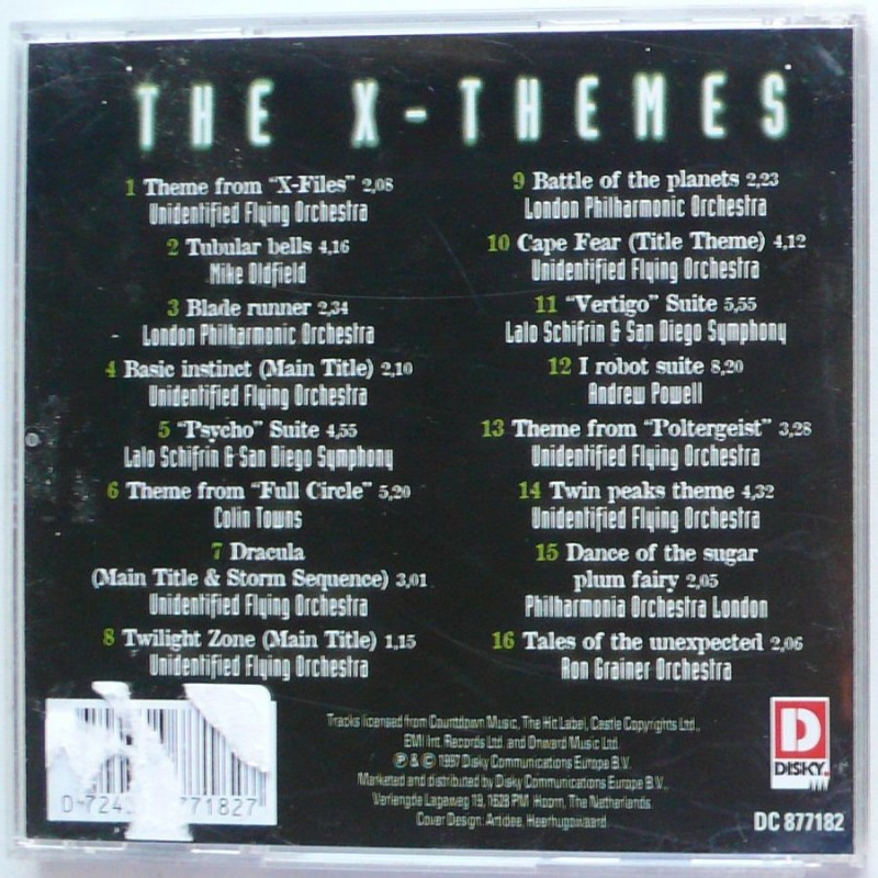 Składanka - The X-Themes - Songs From The Unknown