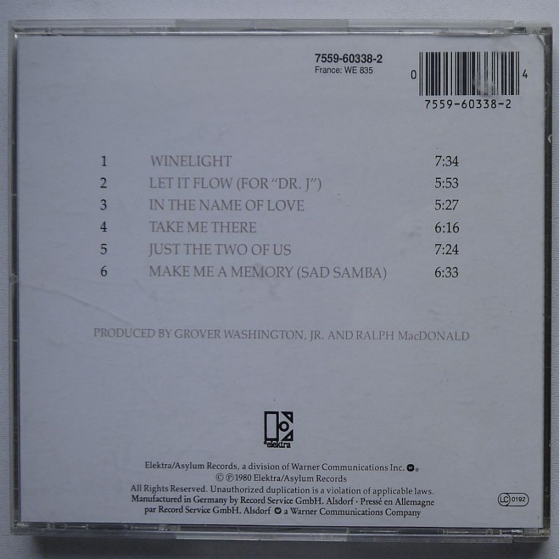 Grover Washington, Jr. - Winelight