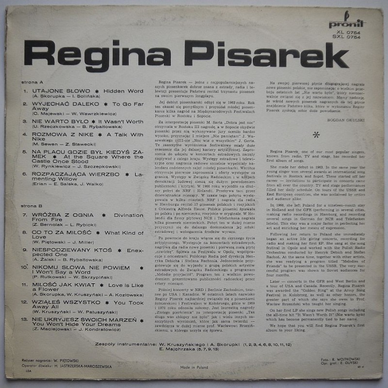 Pisarek Regina - Utajone słowo...
