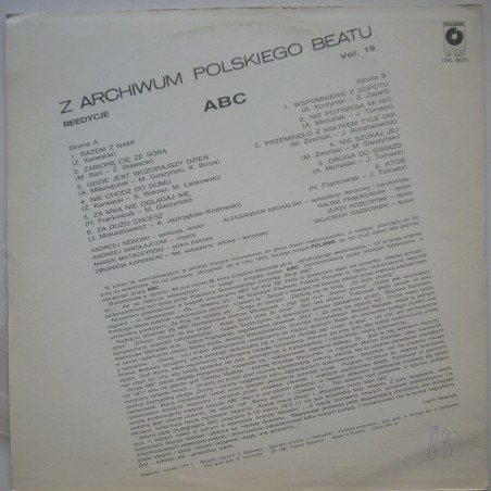 ABC – Grupa A. Nebeskiego  (Reedycje vol. 19)