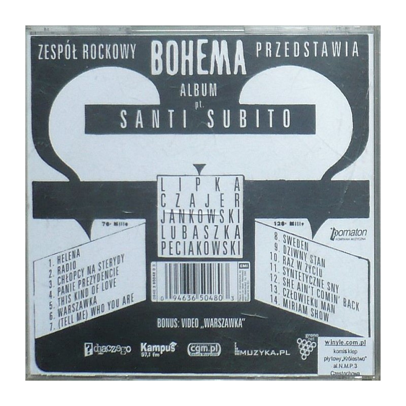 Bohema - Santi Subito