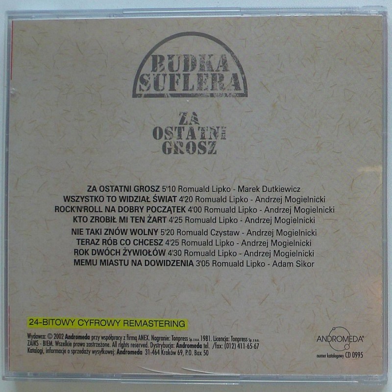 Budka suflera - Za ostatni grosz