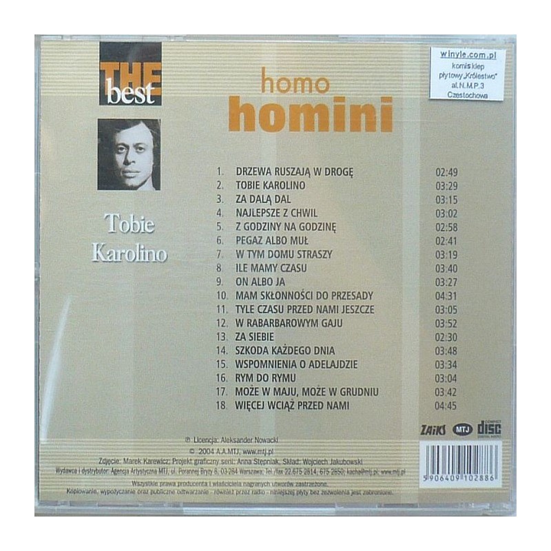 Homo Homini - Tobie Karolino