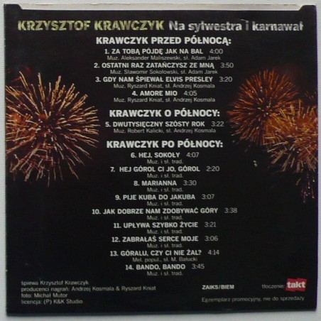 Krawczyk  Krzysztof - Na sylwestra i karnawał