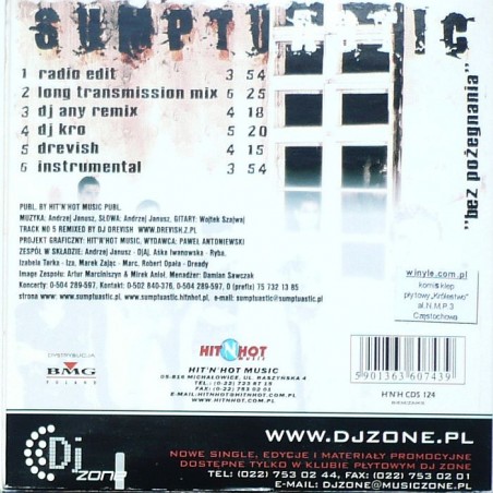 Sumptuastic - Bez pożegnania (CDS)