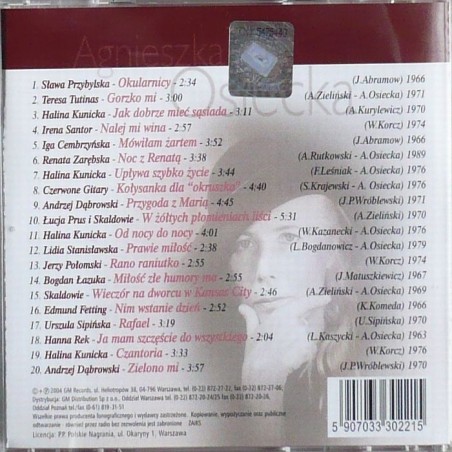 Składanka - Agnieszka Osiecka – Złote przeboje (Platynowa kolekcja)