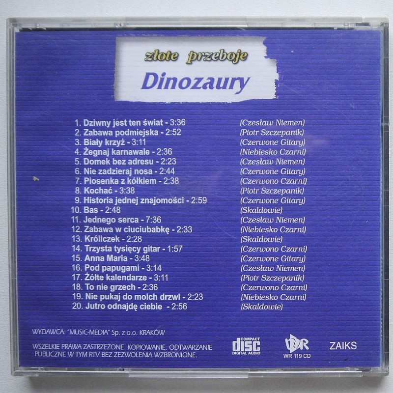Składanka - Dinozaury vol.2 – Złote przeboje