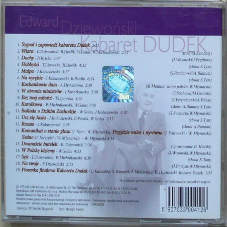 Składanka - Edward Dziewoński i Kabaret Dudek