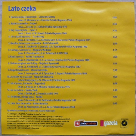 Składanka - Złote przeboje na lato