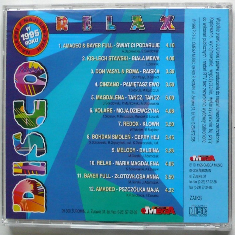 Składanka - The Best Of Disco Relax