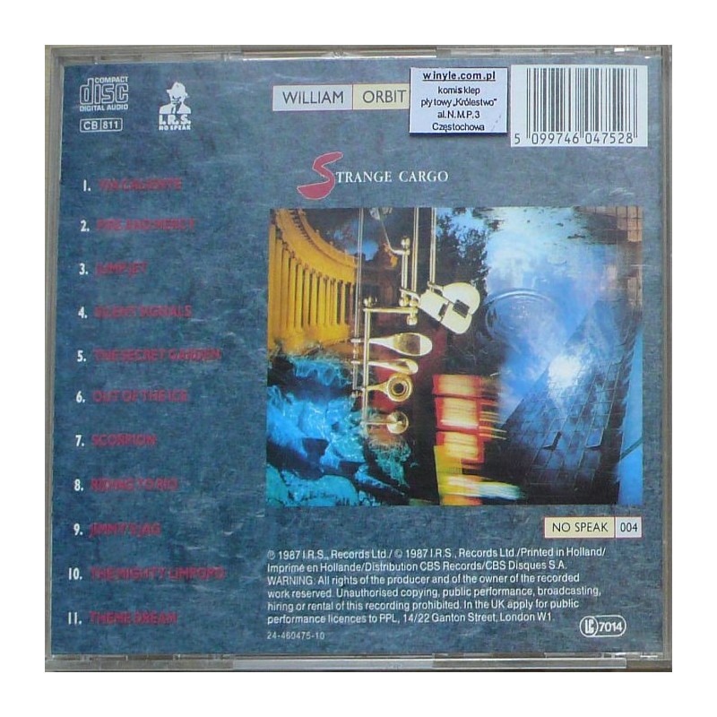 William Orbit  - Strange Cargo