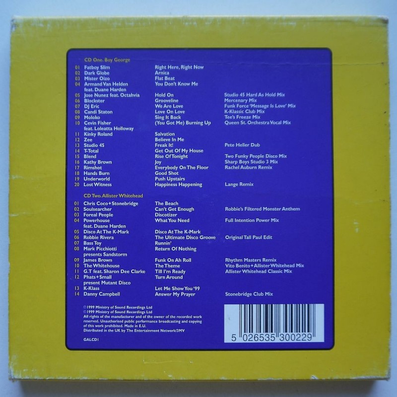 Boy George + Allister Whitehead  - Galaxy...