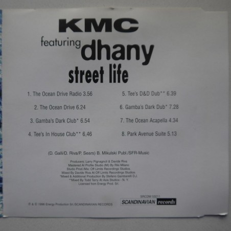 KMC feat. Dhany  - Street Life (CDS)