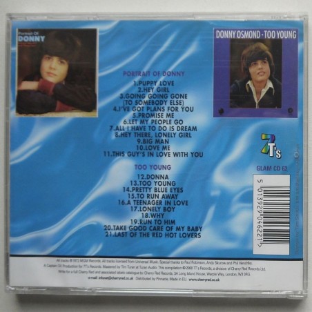 Donny Osmond - Portrait Of Donny / Too Young