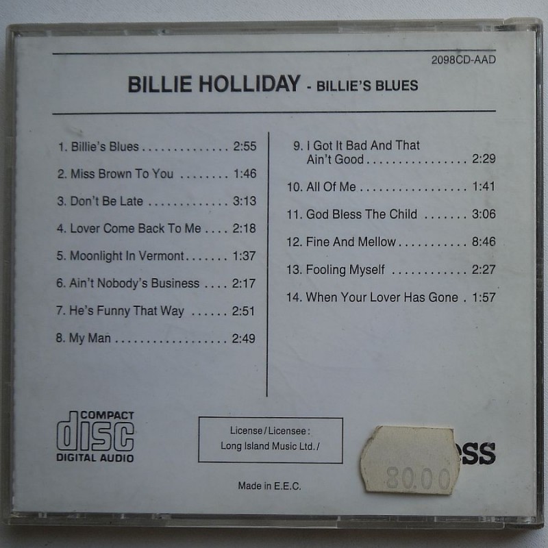 Billie Holiday - Billie’s Blues