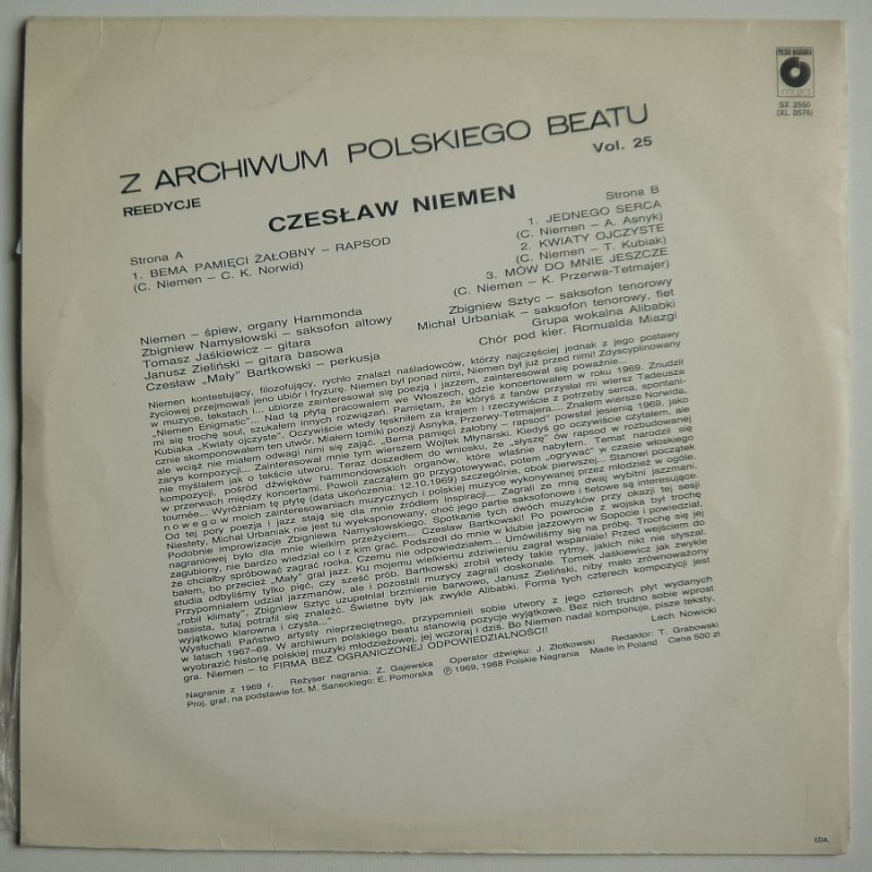 Niemen Czesław - Enigmatic (reedycje vol.25)