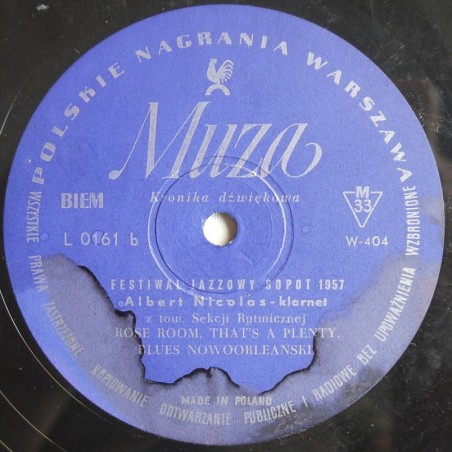 Albert Nicholas - Jazz Festival Sopot 1957