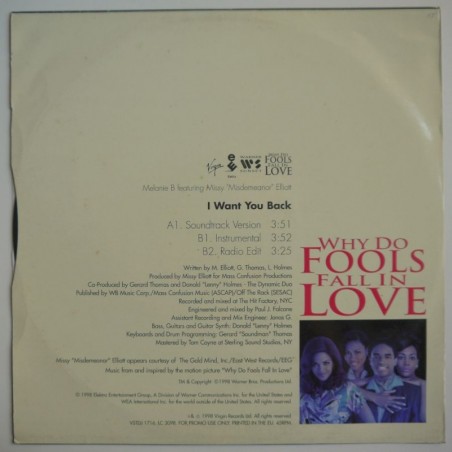 Melanie B feat. Missy Eliott - I Want You Back (12’’)