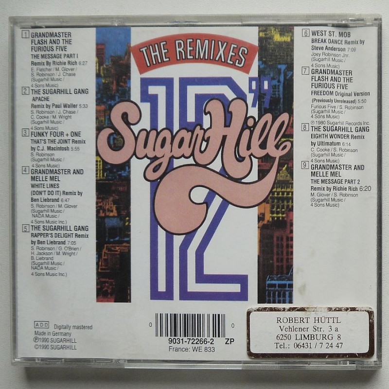 Składanka - Best Of Sugarhill (The Remixes)