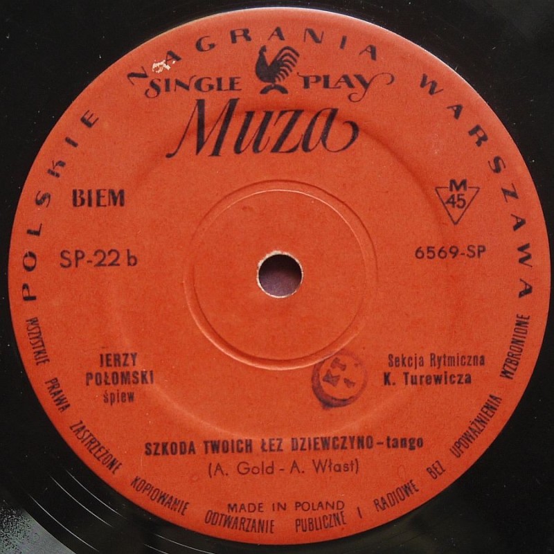 Buczek O./Połomski J. - Oczy czarne/Szkoda...