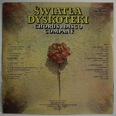 Chorus & Disco Company - Światła dyskoteki