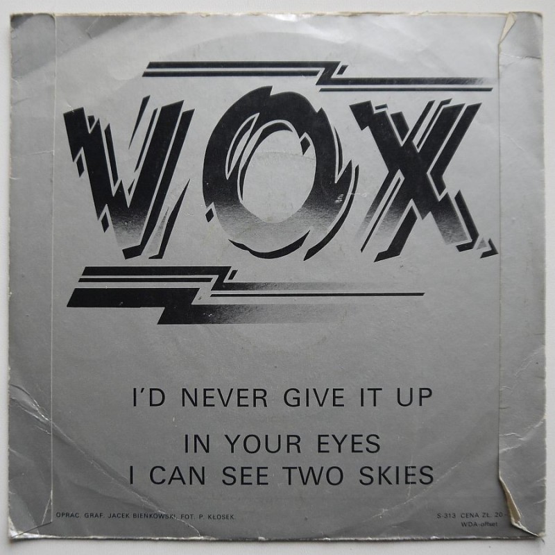 Vox - I'd Never Give It Up