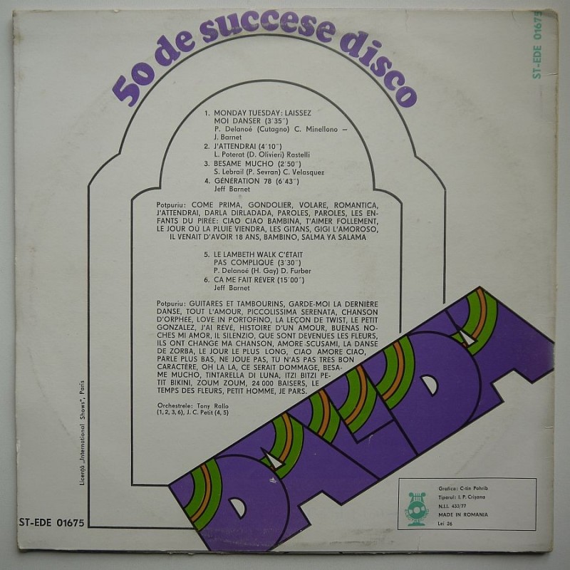 Dalida - 50 de succese disco