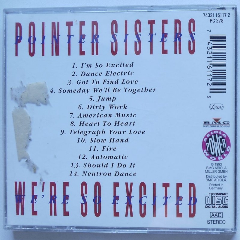 Pointer Sisters - We’re So Excited