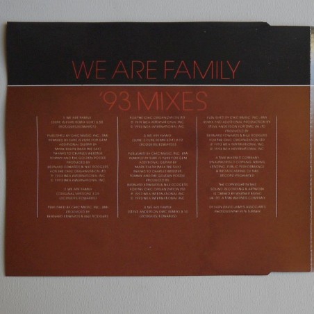 Sister Slage - We Are Family - ‘93 Remixes (CDS)