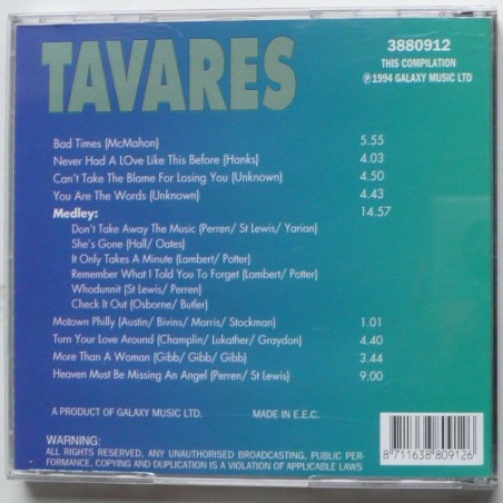 Tavares - Greatest Hits – Live