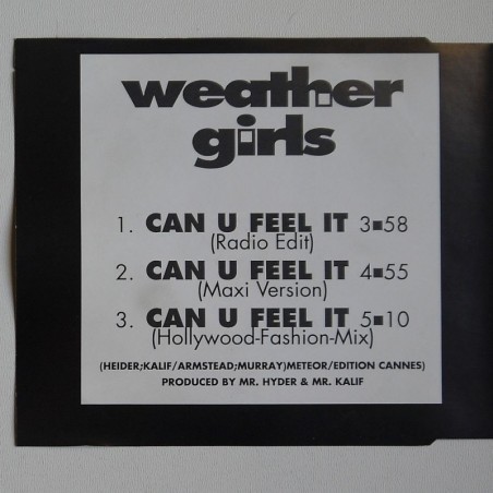 Weather Girls - Can U Feel It (CDS)