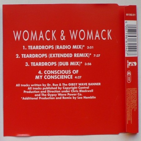 Womack & Womack - Teardrops (CDS)