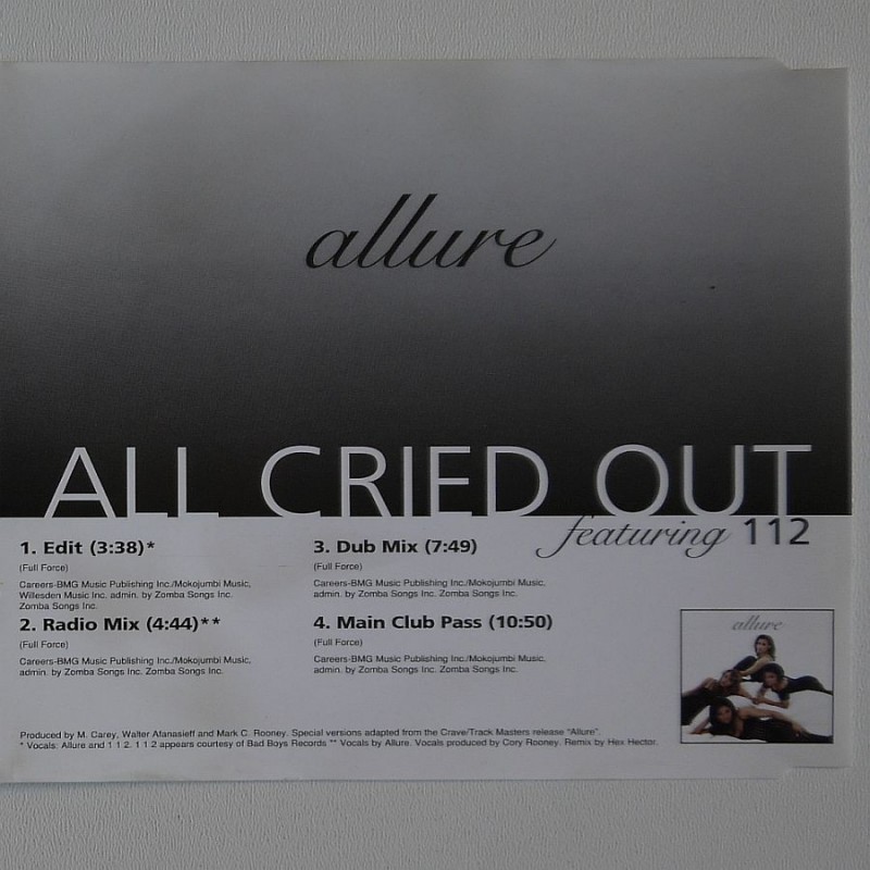 Allure - All Cried Out (CDS)