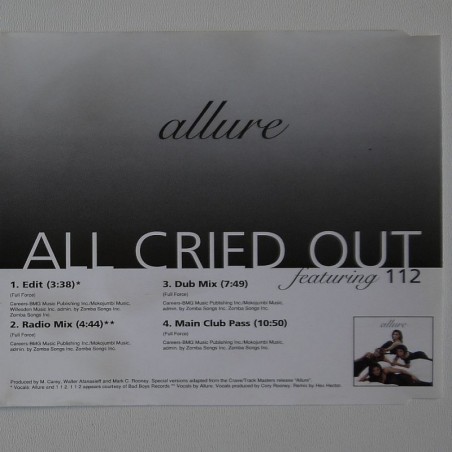 Allure - All Cried Out (CDS)