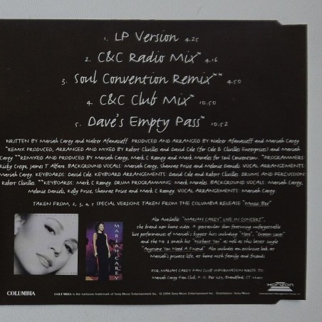 Mariah Carey - Anytime You Need A Freiend (CDS)