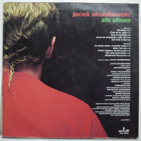 Skubikowski Jacek - Złe słowa