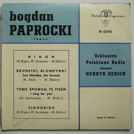 Paprocki Bogdan - Brunetki, blondynki