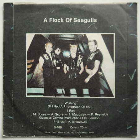 Flock Of Seagulls, A - Wishing (If I Had A Photograph Of You) / I Ran