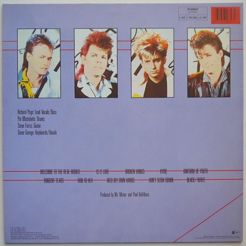 Mr. Mister - Welcome To the Real World
