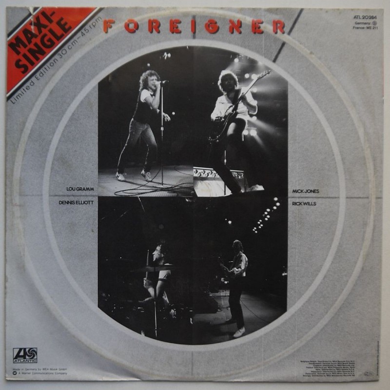 Foreigner - Break It Up (12’’)