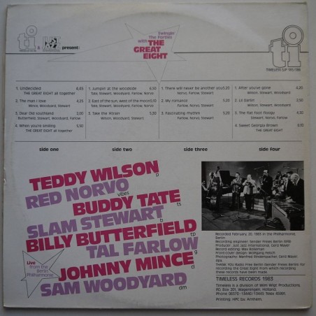 Teddy Wilson, Red Norvo, Buddy Tate - Swingin' The Forties With The Great Eight – Live (2lp)