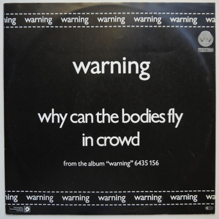 Warning - Why Can The Bodies Fly (12’’)