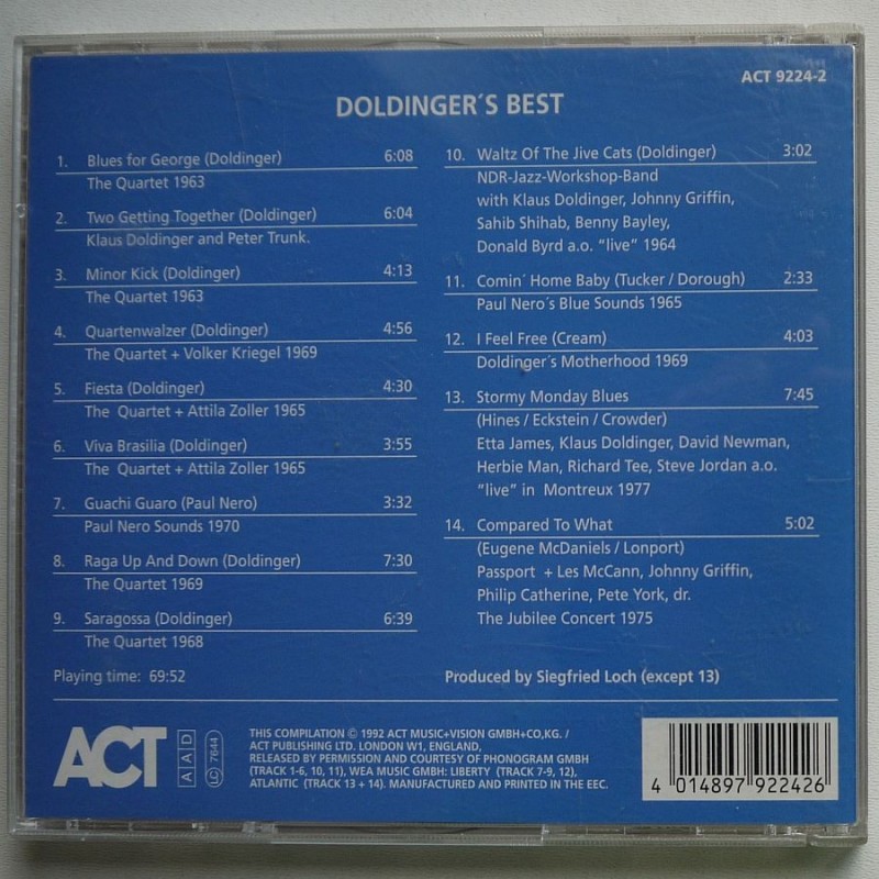 Klaus Doldinger - Doldinger’s Best