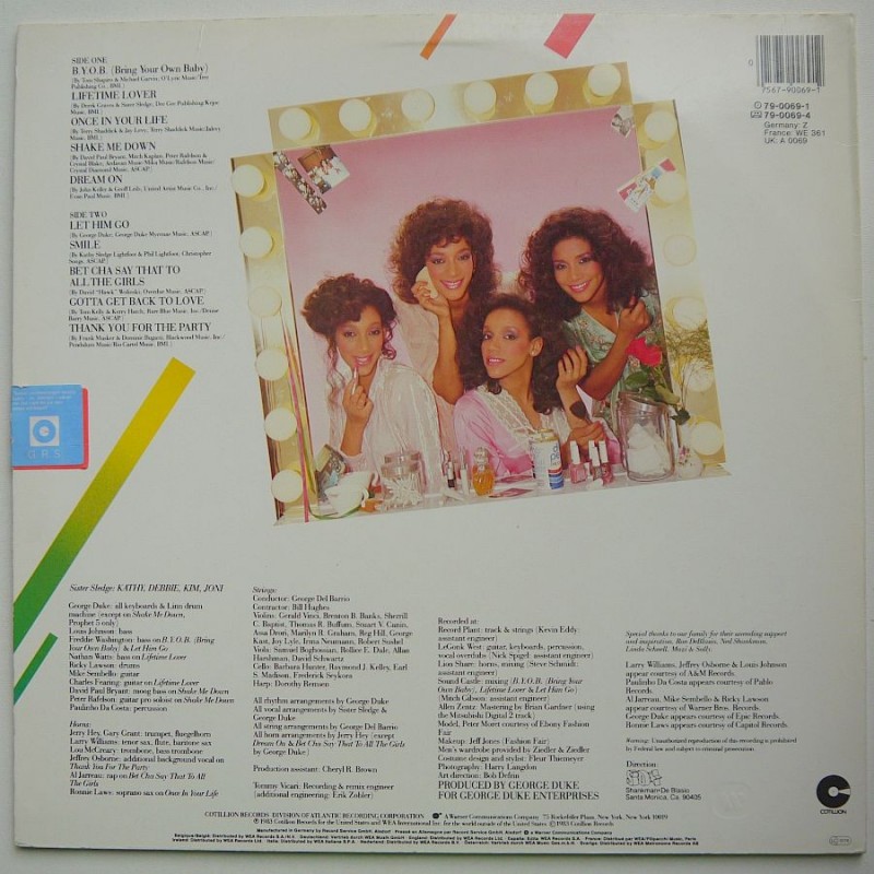 Sisters Sledge - Bet Cha Say That To All The Girls