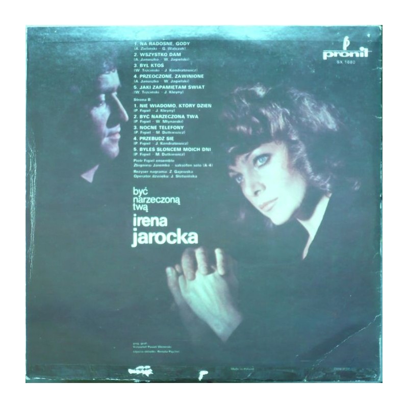 Jarocka Irena - Być narzeczoną twą